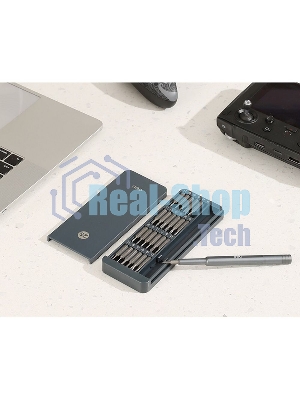 Набор прецизионных отверток Deli DL241025 (отвертка + 24 биты), сталь S2 + Cr-V