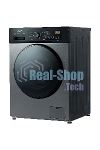 Стирально-сушильная машина Бирюса WMD-SM812/03 M металлик, загрузка фронтальная 8 кг, 1200 об/мин, класс: А+++