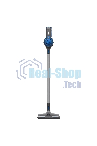 Пылесос вертикальный BBK BV3001 синий/серый, питание от аккумулятора, 150 Вт, уборка сухая, пылесборник 0.8 л, работа от АКБ max 30 мин
