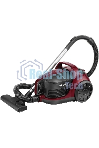 Пылесос Hyundai HYV-C2645 красный/черный, 380/2200 Вт, уборка сухая, пылесборник контейнер 4 л