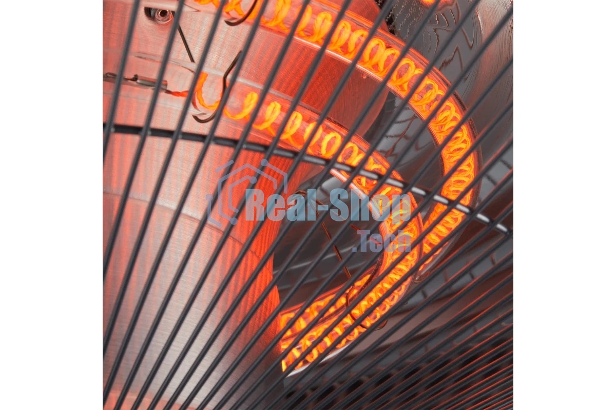 Обогреватель инфракрасный Ballu BIH-LL-2.1-S серебристый, карбоновый, 2100 Вт, 20 м2