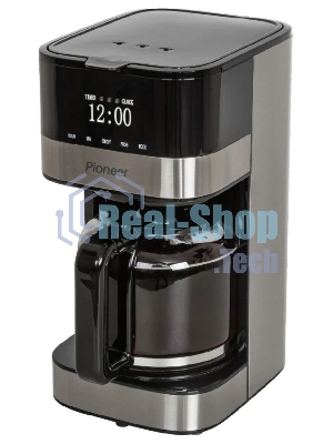 Кофеварка капельная Pioneer CM052D серебристый/черный, исп. кофе - молотый, 1.5 л, 900 Вт
