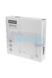 Конвектор Rexant 60-0093, белый, 1000 Вт, 15 м2, механический термостат