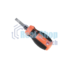 Отвертка Patriot с двусторонним стержнем, CR-V, PH2-SL6 x 38, двухкомпонентная рукоятка