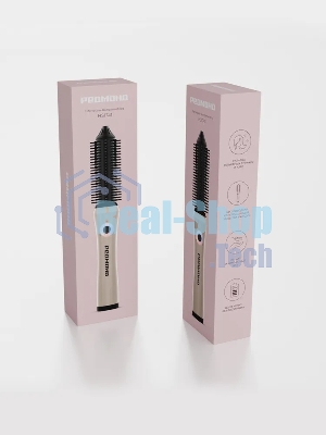 Расческа-выпрямитель Redmond HS1741 34Вт бежевый/черный макс.темп.:200С