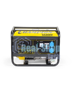 ГенераторCHAMPION GG3301C (2,8/3,1кВт 6лс 15л46кг высокий пусковой ток, 7кВт), шт