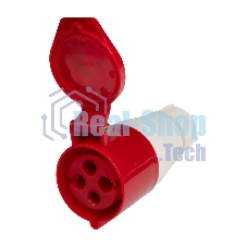 Розетка переносная PPC 224 3Р+РЕ 32А 380В IP44 Jazzway