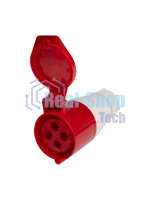Розетка переносная PPC 224 3Р+РЕ 32А 380В IP44 Jazzway