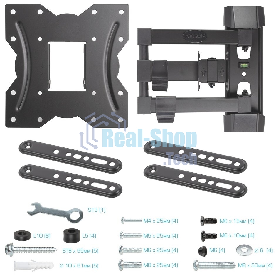 Кронштейн для телевизора Kromax GALACTIC-40 черный 22