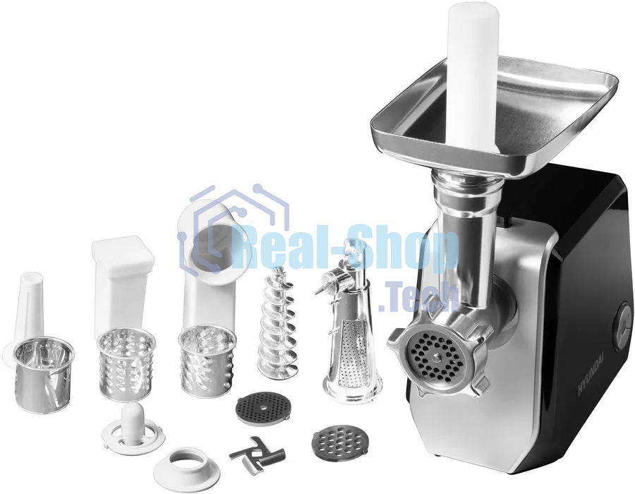 Мясорубка электрическая Hyundai HY-MG4422 1200Вт черный/серебристый