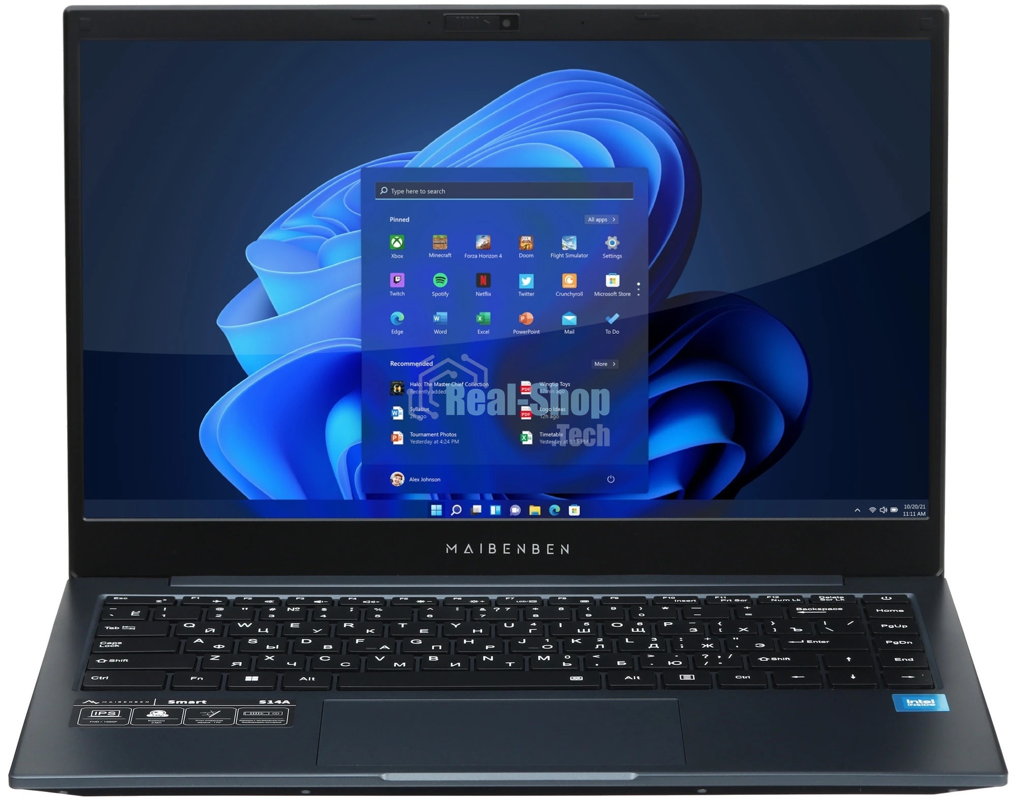 Ноутбук Maibenben Smart S14A--iN10UM темно синий S14A-iN10UMB1SLURE0 14