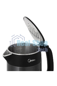 Чайник электрический Midea 1.5л, 2200Вт, черный