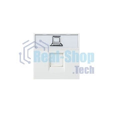 Розетка RJ-45 EKF PROxima, категории 5e (ширина 2 модуля)