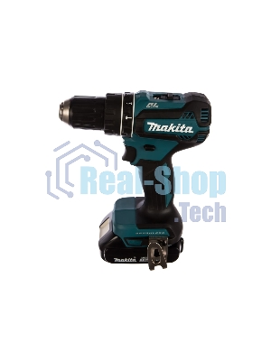 Аккумуляторная дрель-шуруповерт Makita DHP485SYE б\щет, 18В, 2х1.5 А·чLi-ion, БЗП-13мм,0-500\1900об\м, 50\25Нм