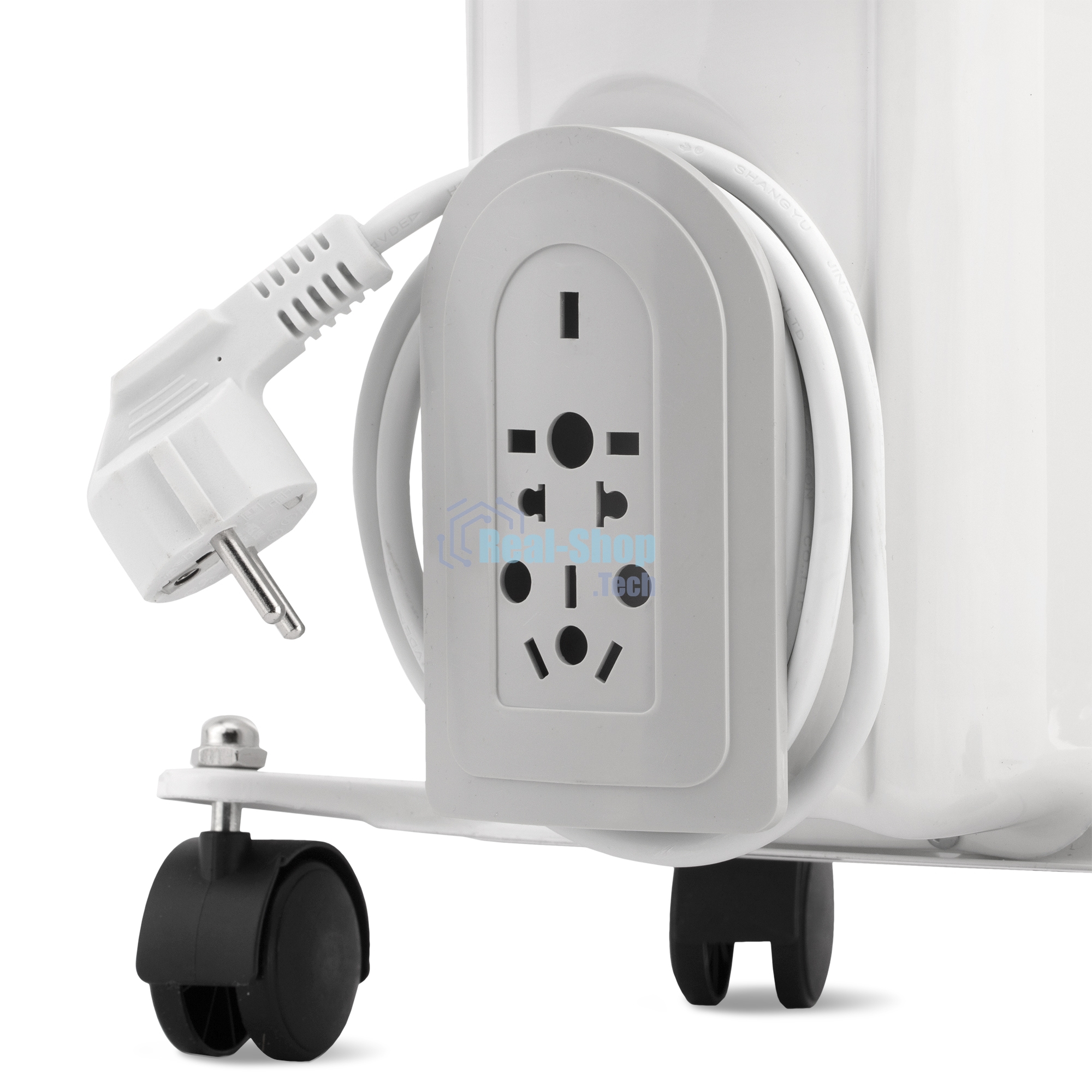 Обогреватель масляный Vitek VT-1707 W (5 секций) белый, 1000 Вт, 10 м2, термостат