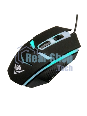 Мышь проводная Nakatomi MOG-02U черный, 1600 dpi, USB, кнопки - 5