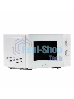 Микроволновая печь General Electronics GE-MS120W белый, 20 л, 700 Вт, переключатели - поворотный механизм