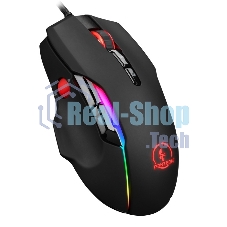 Мышь проводная Jet.A Panteon PS150 черный, 6200 dpi, USB, кнопки - 9