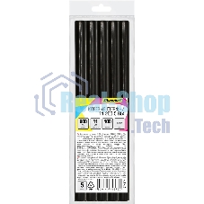 Клеевые стержни Silwerhof 11-200-5-BLA дл.200мм D11мм черный упак:5шт