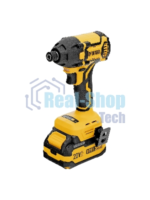 Винтоверт ударный аккумуляторный бесщет. Denzel CIDH-BL-20-270, Li-Ion, 20 В