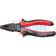 Плоскогубцы Matrix Nickel черный, 180 мм, комбинированные, двухкомпонентные рукоятки
