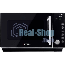Микроволновая печь Steba MIC 2530 CERAMIC серебристый, 25 л, 900 Вт, переключатели - кнопки, поворотный механизм