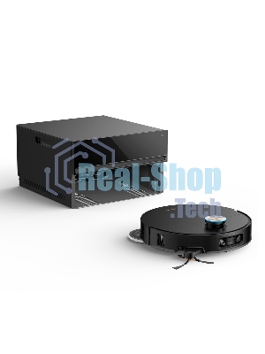 Робот-пылесос Dreame X60 Master черный, 6400 мAч Li-Ion, уборка влажная/сухая, пылесборник контейнер 0,23 л