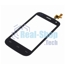 Сенсорное стекло (тачскрин) для Fly IQ445 Genius, черное