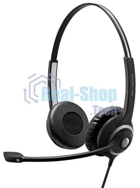 Гарнитура проводная с микрофоном Epos Sennheiser SC 260 черный 2.9м накладные оголовье (1000515)