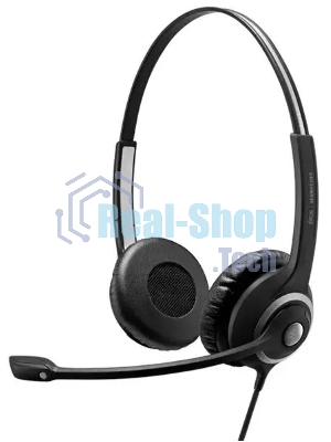 Гарнитура проводная с микрофоном Epos Sennheiser SC 260 черный 2.9м накладные оголовье (1000515)
