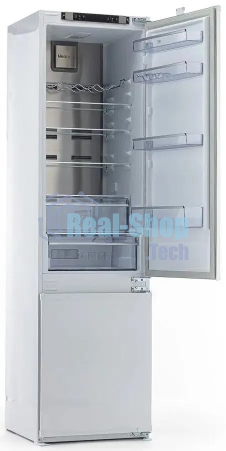 Встраиваемый холодильник Beko Diffusion BCNA306E2S двухкамерный белый