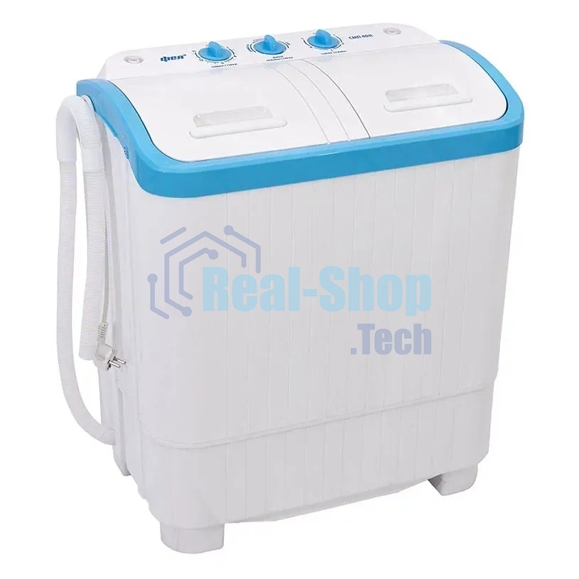 Стиральная машина Фея СМП 40 Н белый/голубой, загрузка вертикальная 4 кг, 1320 об/мин, класс В