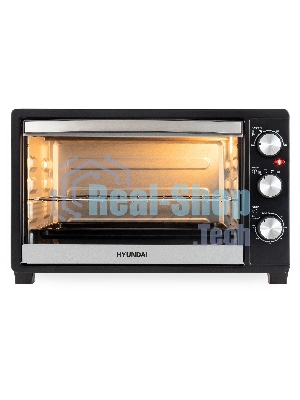 Мини-печь Hyundai MIO-HY074 30л. 1500Вт серебристый/черный