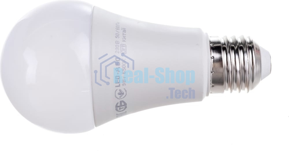 Лампа светодиодная IEK LLE-A60-9-230-65-E27 ECO A60 9 Вт грушевидная 230В 6500К E27