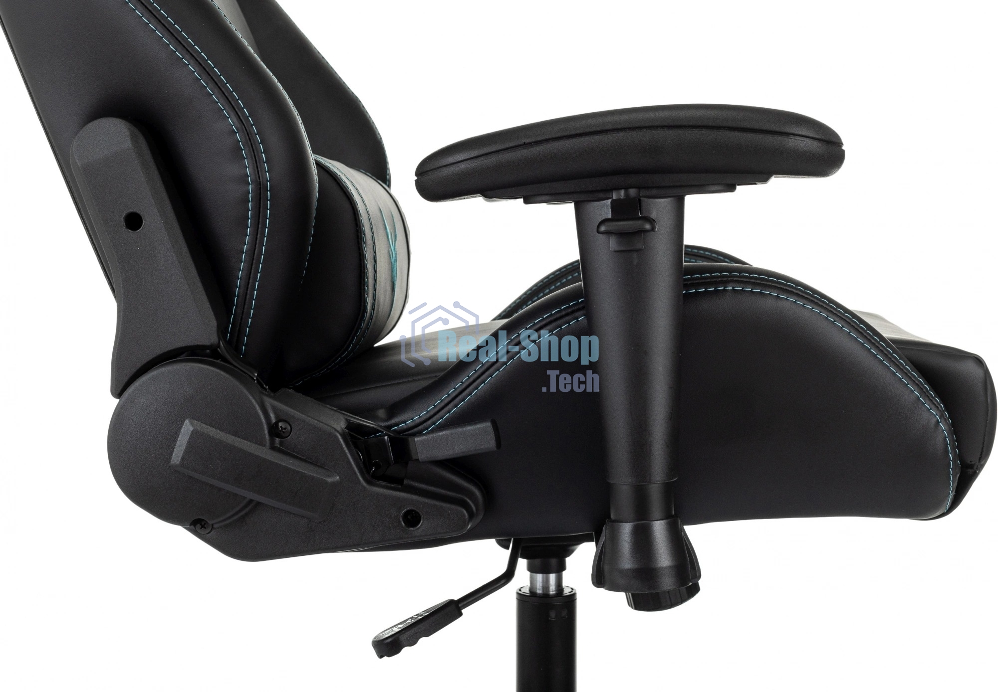 Кресло игровое Knight Outrid Smile черный эко.кожа крестов. пластик