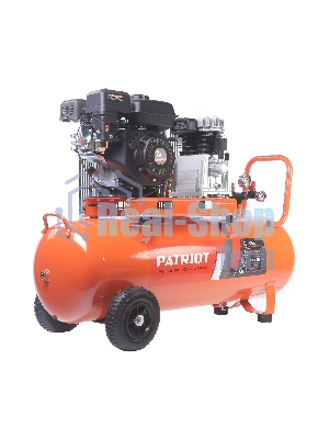 Компрессор Patriot бензиновый KGA 450 L100 - 450 л/мин, 10 бар, 100 л, 7 лс, быстросъем и 