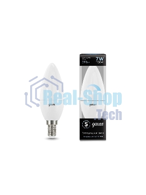 Лампа светодиодная Gauss Led Candle-dim E14 7Вт 4100К диммируемая