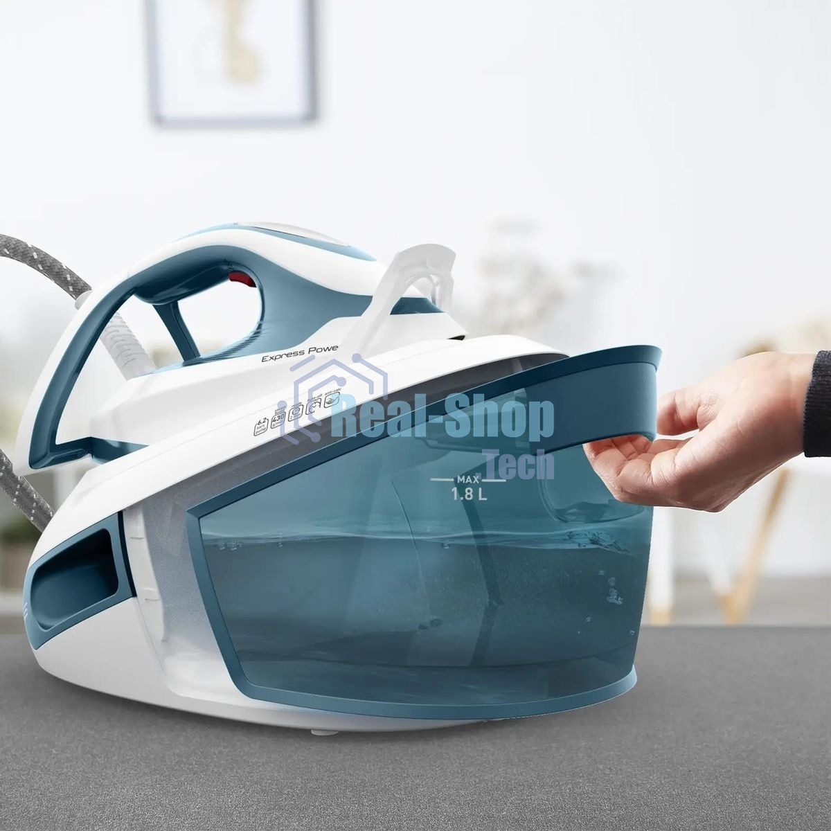 Парогенератор Tefal Express Power SV8111E0, синий / белый