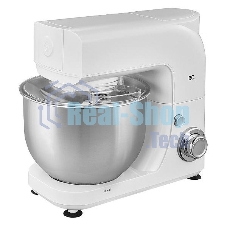 Планетарный миксер BQ MX520 White. Макс. мощность: 1600 Вт, Регулировка скорости: 6 скоростей + импульсный режим