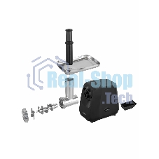 Мясорубка электрическая Endever Sigma-116 черный, 2600 Вт, 2.0 кг/мин, реверс, защита от перегрузки, металлический лоток, насадки - 5
