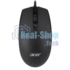 Мышь проводная Acer OMW126 черный, 1200 dpi, USB, кнопки - 3