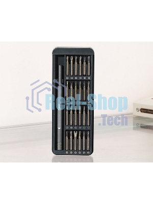 Набор прецизионных отверток Deli DL241025 (отвертка + 24 биты), сталь S2 + Cr-V