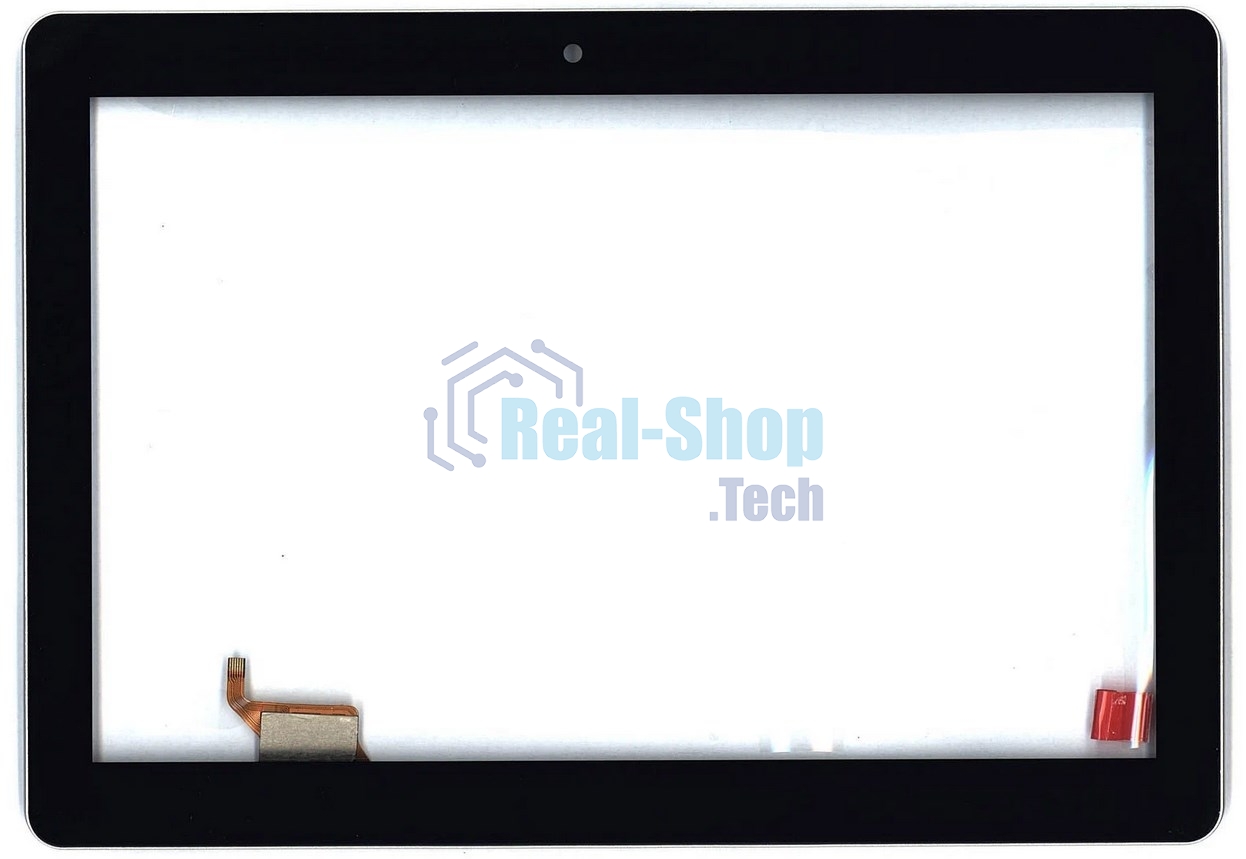 Сенсорное стекло (тачскрин) FCB0491-2015, черное с рамкой