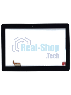 Сенсорное стекло (тачскрин) FCB0491-2015, черное с рамкой