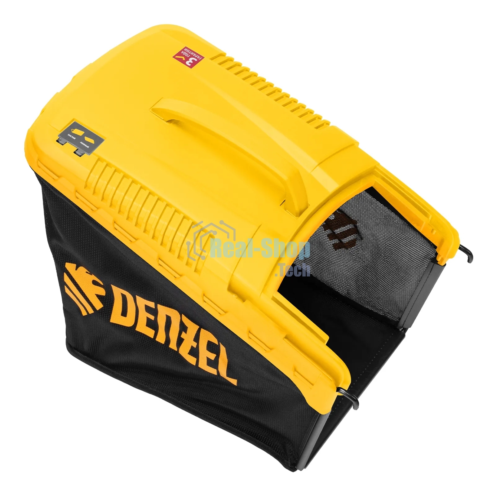 Бензиновая газонокосилка Denzel GLT-460SP-T, Trike 150 см3, 46 см, привод, панель, 60л