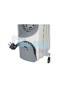 Обогреватель масляный EUROLUX ОМ-EU-9НВ (9 секций) белый, 2400 Вт, 30 м2, термостат 67/3/17