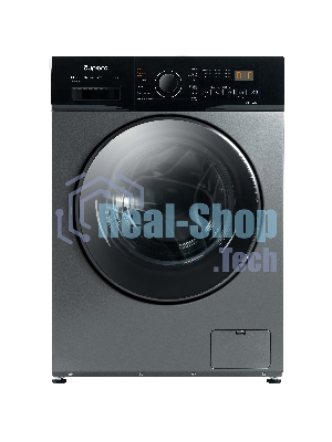 Стирально-сушильная машина Бирюса WMD-SM812/03 M металлик, загрузка фронтальная 8 кг, 1200 об/мин, класс: А+++