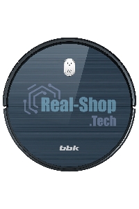 Робот-пылесос BBK BV3504 темный океан, 2600 мАч Li-Ion, уборка комбинированная, пылесборник контейнер 0.6 л