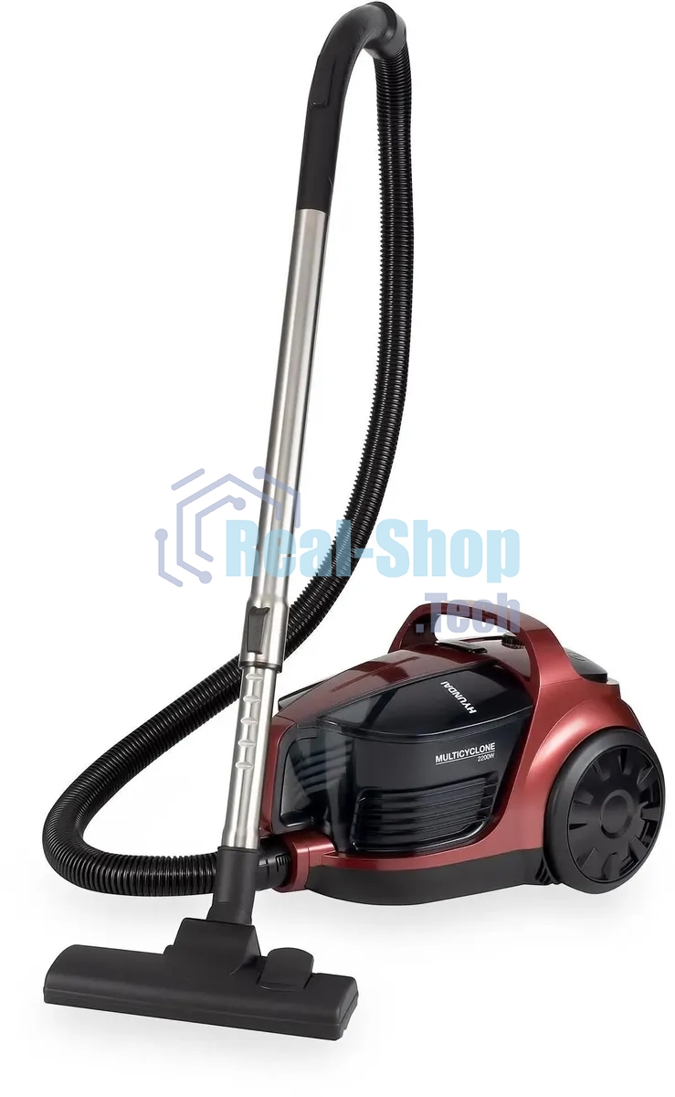 Пылесос Hyundai HYV-C2645 красный/черный, 380/2200 Вт, уборка сухая, пылесборник контейнер 4 л