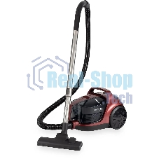 Пылесос Hyundai HYV-C2645 красный/черный, 380/2200 Вт, уборка сухая, пылесборник контейнер 4 л